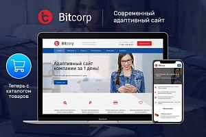 Купить Готовый корпоративный сайт Биткорп в ИБР